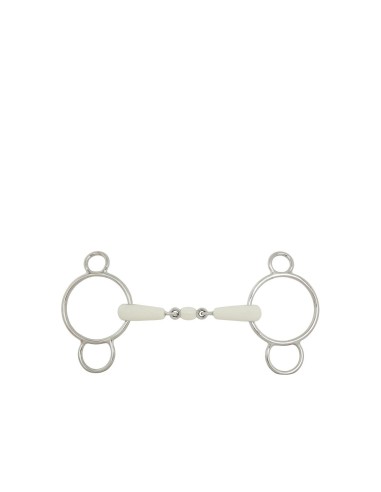 BR Double Jointed Three Ring Gag Combo Comfort 18 mm Ø Centre Ring 70 mm