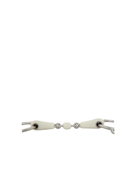BR Double Jointed Three Ring Gag Combo Comfort 18 mm Ø Centre Ring 70 mm