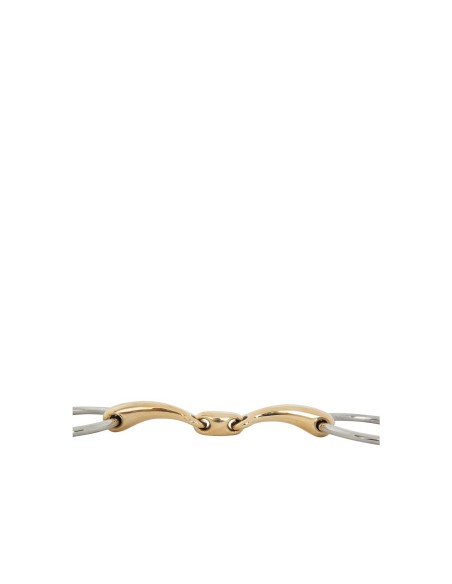 BR Double Jointed Loose Ring Snaffle Soft Contact 14 mm
