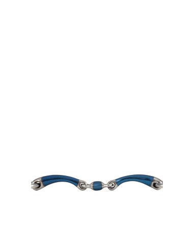 BR Double Jointed Loose Ring Snaffle Sweet Iron Magic System 14 mm