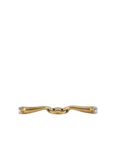 BR Double Jointed Eggbutt Snaffle Slightly Curved Soft Contact 14 mm 2