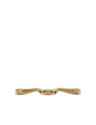 BR Double Jointed Eggbutt Snaffle Slightly Curved Soft Contact 14 mm
