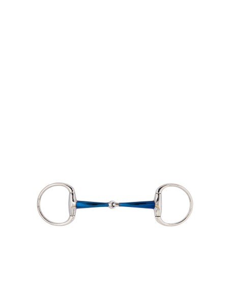 BR Single Jointed Eggbutt Snaffle Sweet Iron Magic System 14 mm
