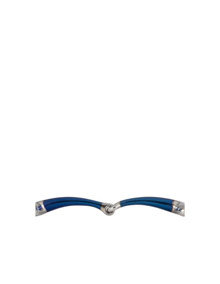 BR Single Jointed Eggbutt Snaffle Sweet Iron Magic System 14 mm