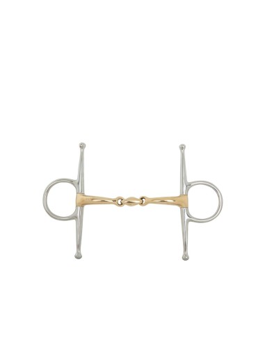 BR dubbel gebroken kneveltrens Soft Contact 14 mm scharen 165 mm