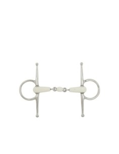BR dubbel gebroken kneveltrens Combo Comfort 18 mm scharen 165 mm