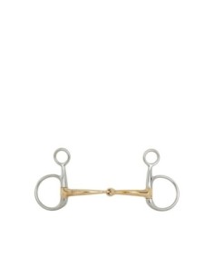 BR Baucher-Trense einfach gebrochen Soft Contact 12 mm Cheeks  110 mm