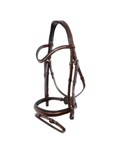 BR Bridle Cannock - Oak/Silver
