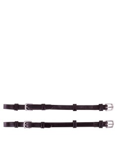 BR Cheekpieces - Black/Silver