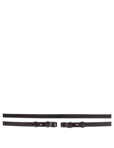 BR Leather Reins - Black/Gold