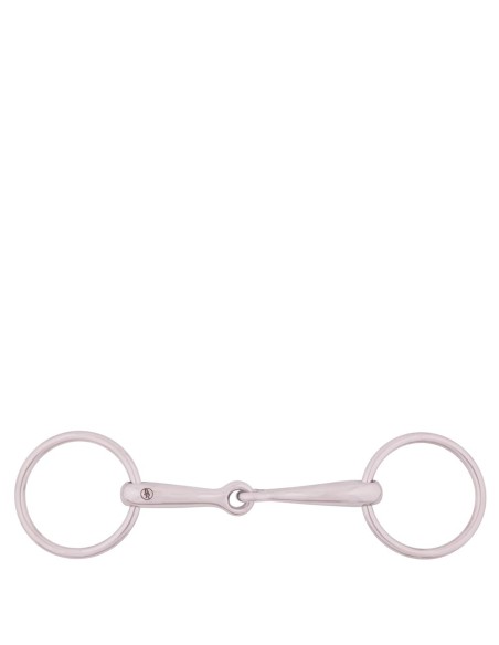 Filet à anneaux simple brisure poney BR 14 mm