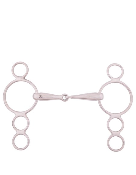 Filet réglable 4 anneaux simple brisure BR 18 mm