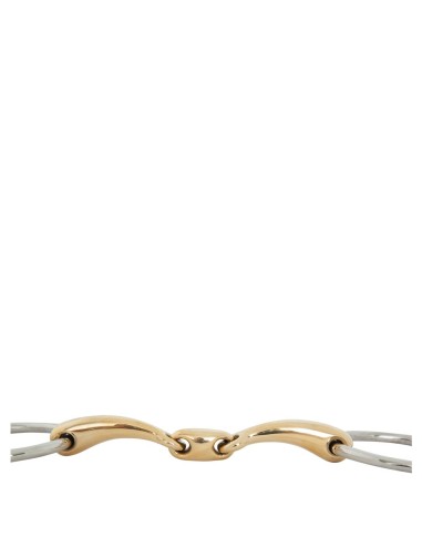 BR Double Jointed Loose Ring Snaffle Soft Contact 14 mm