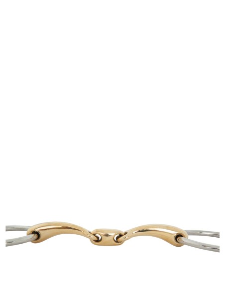Mors à anneaux double brisure BR Soft Contact 14 mm