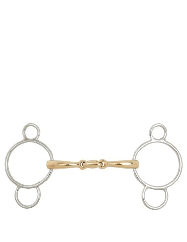 BR Double Jointed Three Ring Gag Soft...