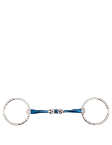 Mors à anneaux double brisure Sweet Iron Magic System 14 mm