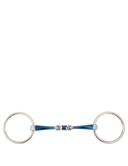 Mors à anneaux double brisure Sweet Iron Magic System 14 mm