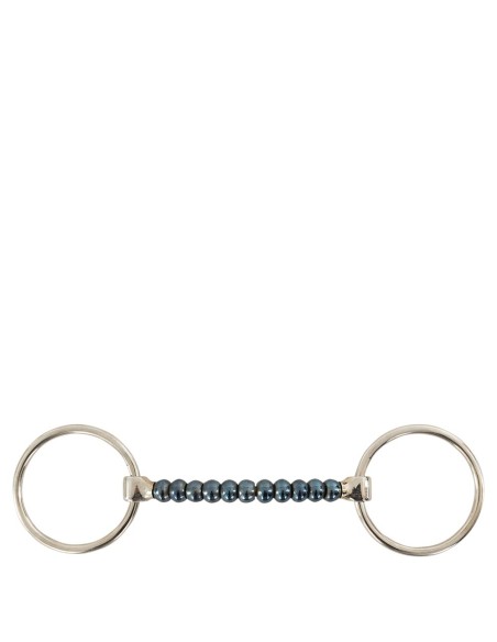 BR Mullen Mouth Loose Ring Snaffle Sweet Iron 14 mm