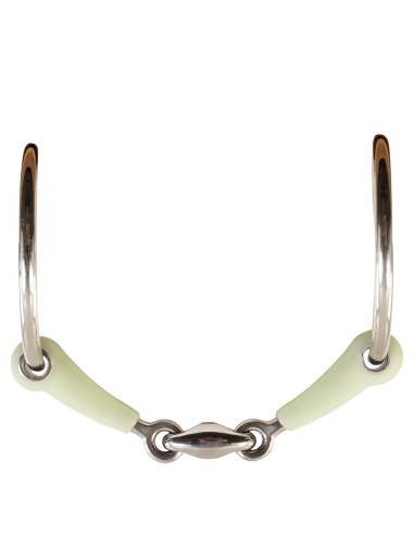 BR Double Jointed Loose Ring Snaffle Apple Mouth 14mm