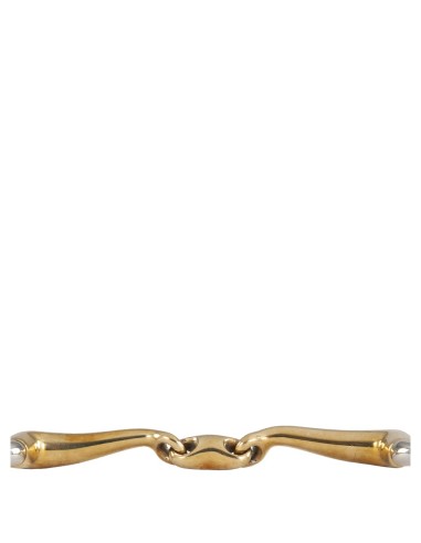 BR Double Jointed Eggbutt Snaffle Slightly Curved Soft Contact 14 mm