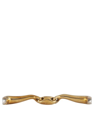 BR Double Jointed Eggbutt Snaffle Slightly Curved Soft Contact 16 mm