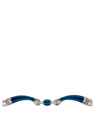 BR Double Jointed Eggbutt Snaffle Sweet Iron 14 mm