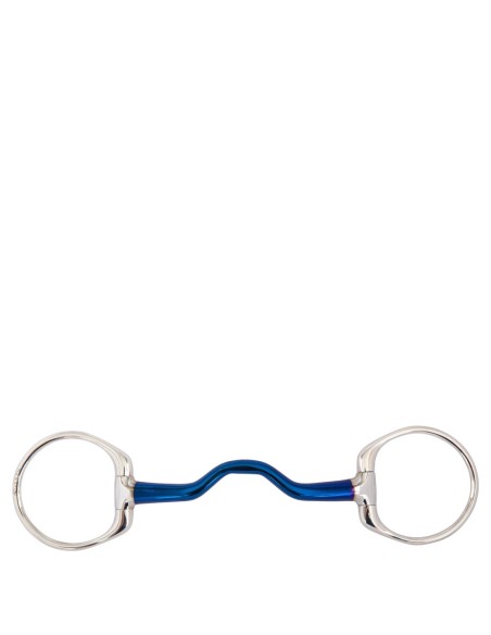 BR Mullen Mouth Eggbutt Snaffle Sweet Iron 14 mm