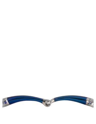 BR Single Jointed Eggbutt Snaffle Sweet Iron Magic System 14 mm