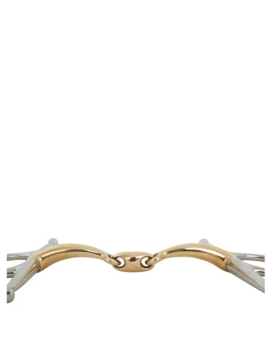 BR Knebeltrense doppelt gebrochen Soft Contact 14 mm Shanks 165 mm