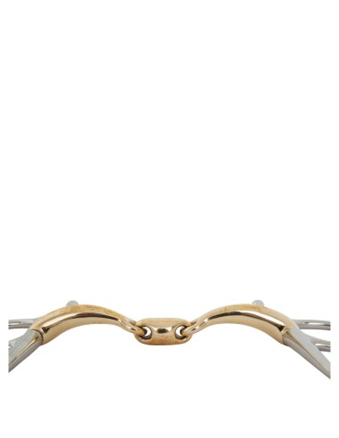 BR Knebeltrense doppelt gebrochen Soft Contact 14 mm Shanks 127 mm