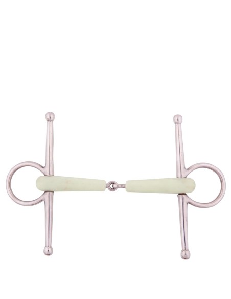 BR Single Jointed Full Cheek Snaffle Apple Mouth 18 mm