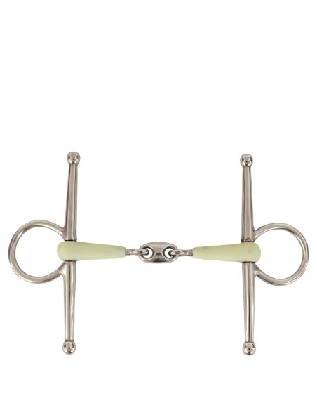 BR doppelt gebrochene Knebeltrense Apple Mouth 14 mm