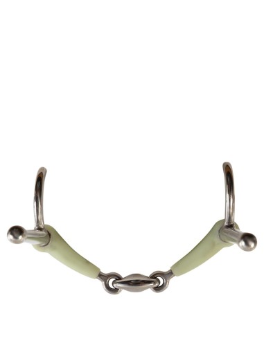 BR dubbel gebroken kneveltrens Apple Mouth 14mm