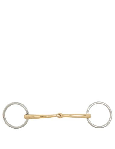 Mors de filet de bride simple brisure BR Soft Contact 10 mm Ø 50 mm