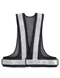 BR Safety Vest - Black/Silver