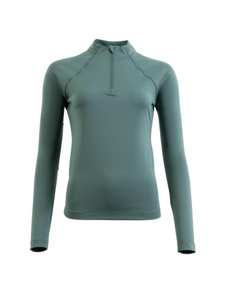 BR CLX long-sleeve zip-up shirt dames
