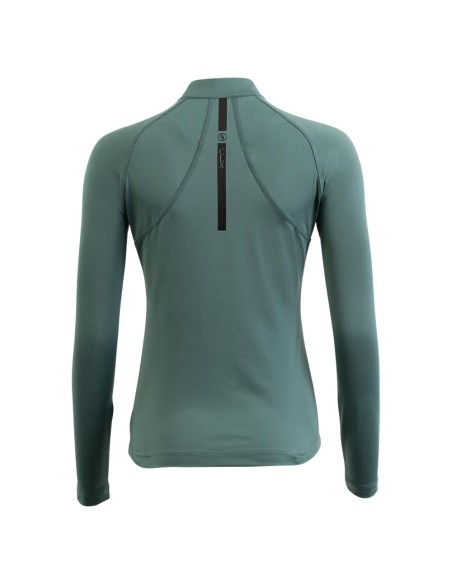 BR CLX long-sleeve zip-up shirt dames