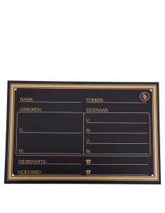 BR Stalltafel NL - Schwarz