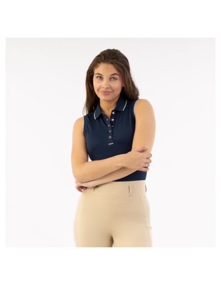 BR mouwloos poloshirt Kiki dames