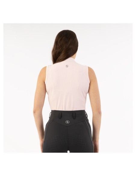 BR half zip mouwloos shirt Kirsten dames