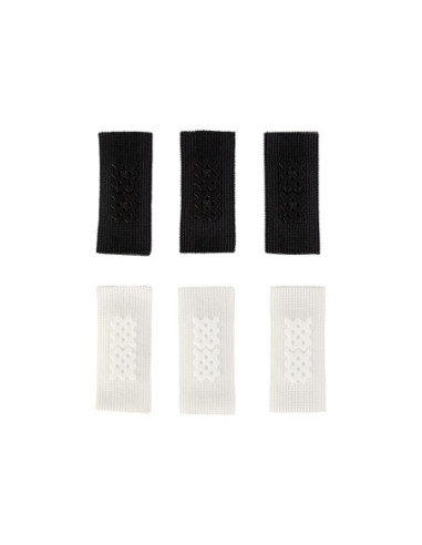 BR Startnummern Patch-Set 3 Sets Weiß/3 Sets Schwarz