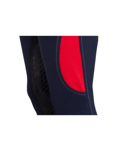 Pantalon d'équitation BR Mika enfants fond en microfibre avec basanes en silicone