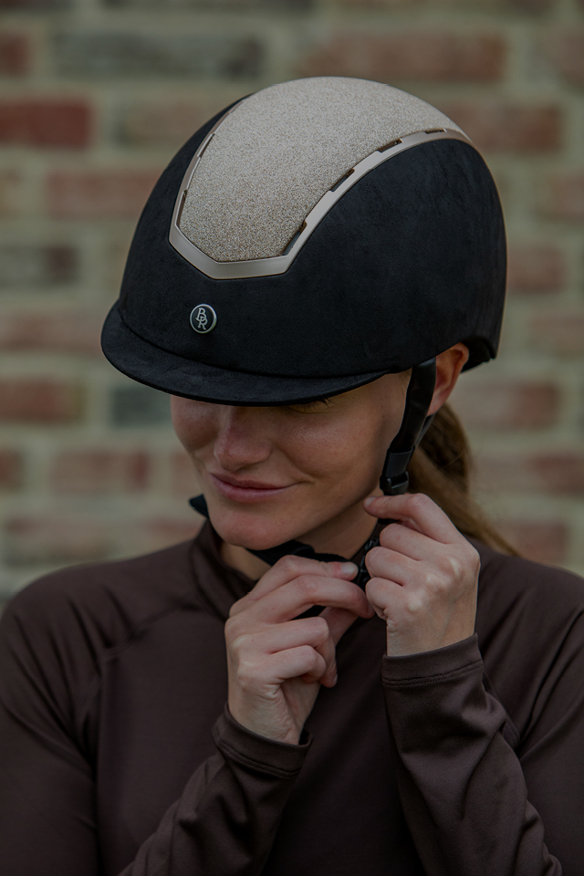 Magenta Winter Helmet Cover Fleece Face Mask Horseback Riding Equestrian
